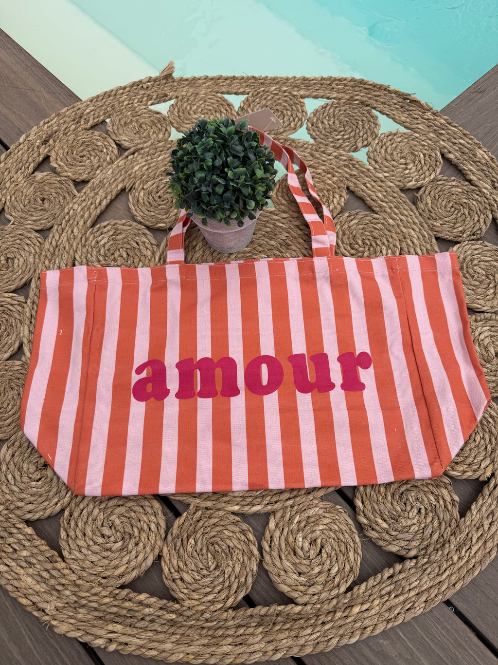 Sac tissu « Amour » 🧡