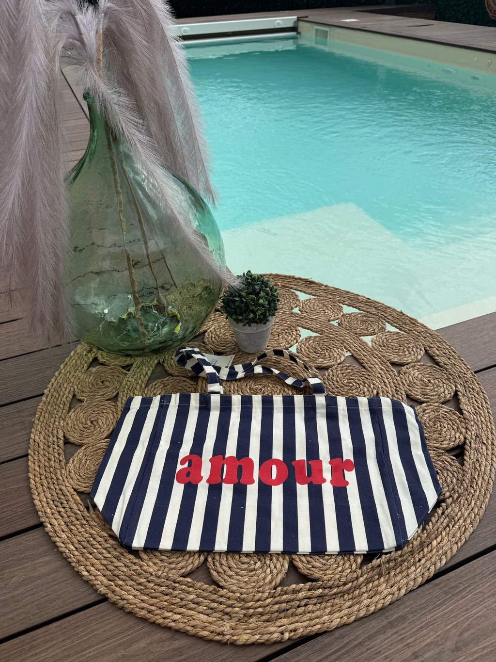 Sac tissu « Amour » 💙