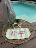 Sac tissu « Dolce Vita » 💚