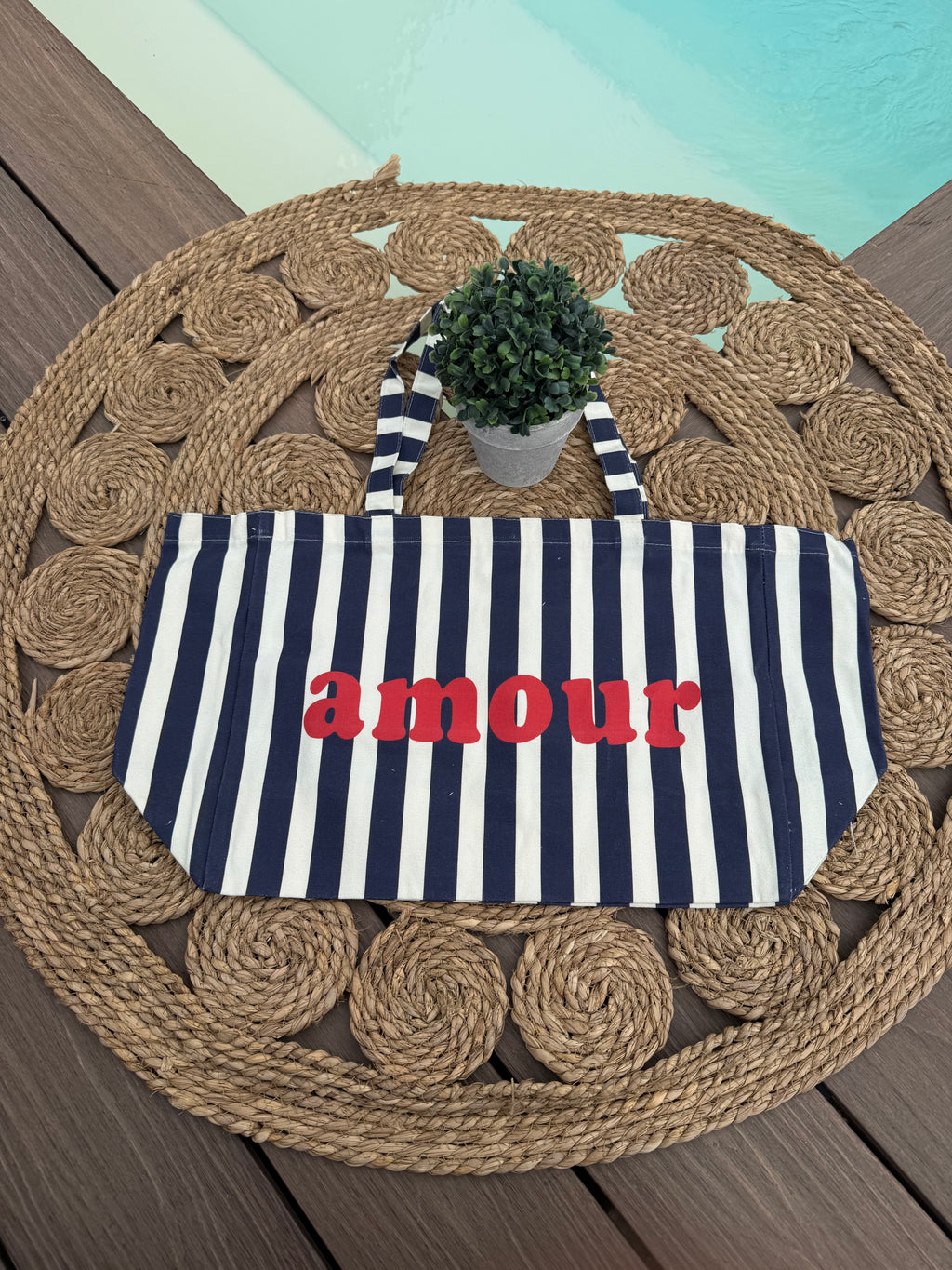 Sac tissu « Amour » 💙