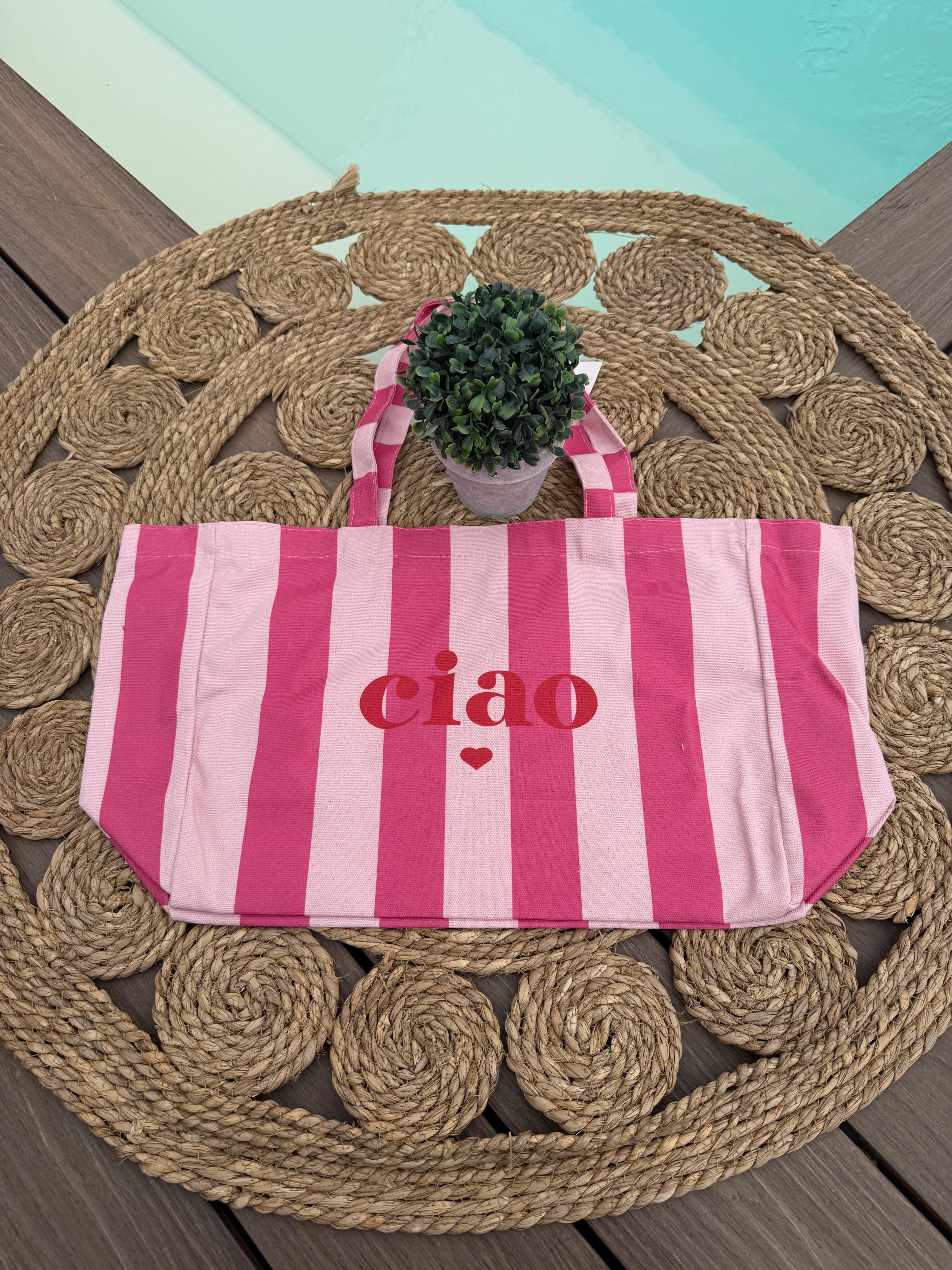 Sac tissu « Ciao » 🩷